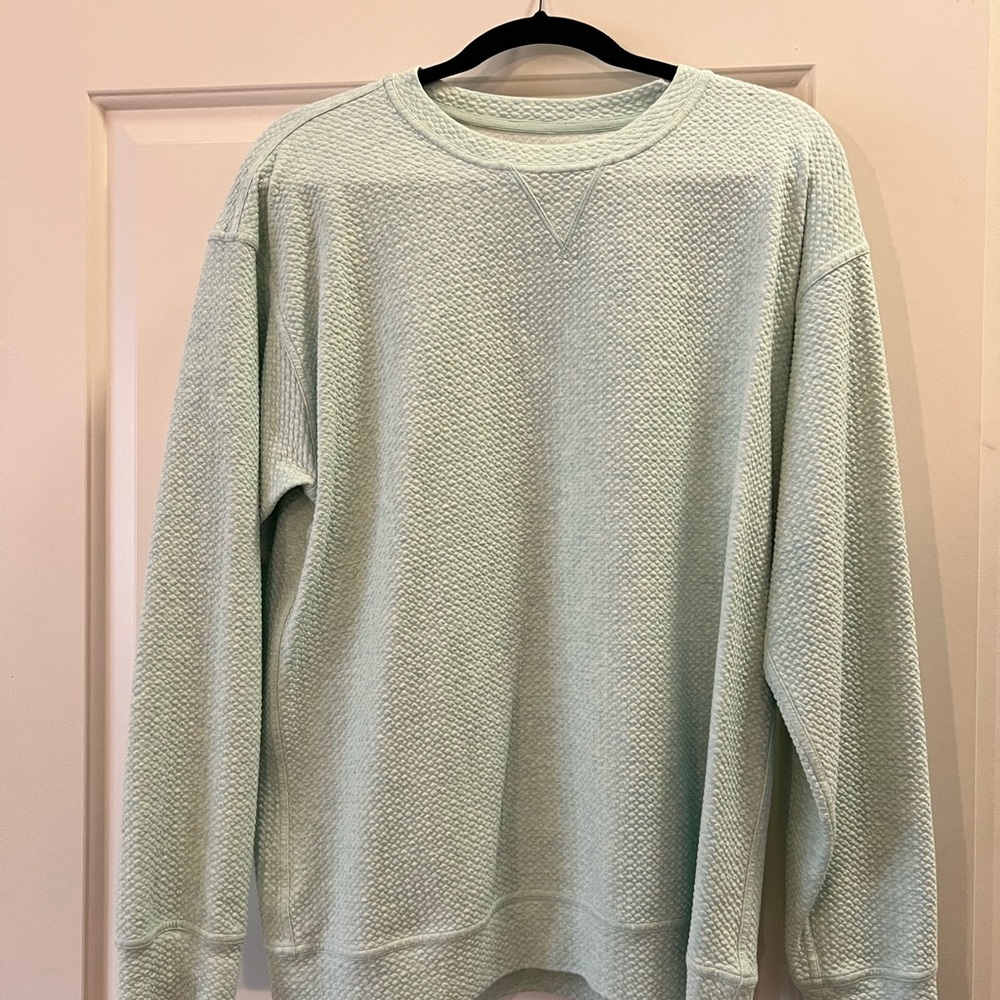 Lululemon textured Light Green crewneck